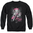 thumbnail image 1 of Betty Boop - Biker Babe - Crewneck Sweatshirt - Medium, 1 of 2