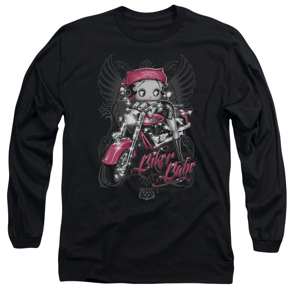 Betty Boop - Biker Babe - Long Sleeve Shirt - XXX-Large - Walmart.com