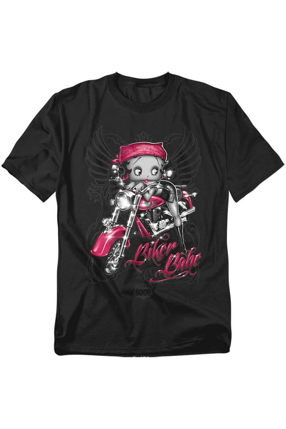 Betty Boop T-Shirt Biker Babe Unisex Graphic Tee For Men & Women