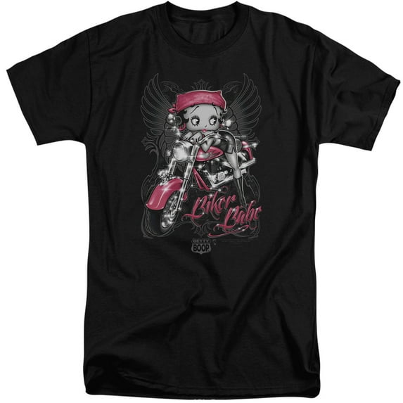 Betty Boop - Biker Babe - Tall Fit Short Sleeve Shirt - XX-Large