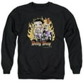 thumbnail image 1 of Betty Boop - Biker Flames Boop - Crewneck Sweatshirt - Large, 1 of 2