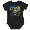 thumbnail image 1 of Betty Boop Biker Starry Night Art Bodysuit Jumper Girls Infant Baby Brisco Brands NB, 1 of 6