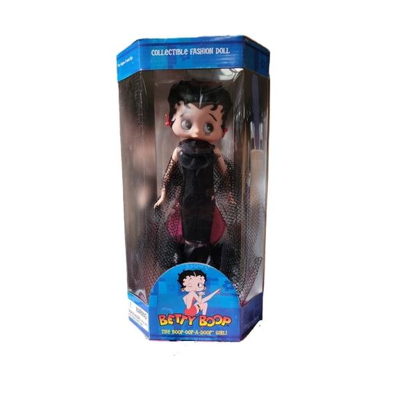 Betty Boop Black Glamour Dress Figure 12" Figure New Vintage Y2K Antique 2000's