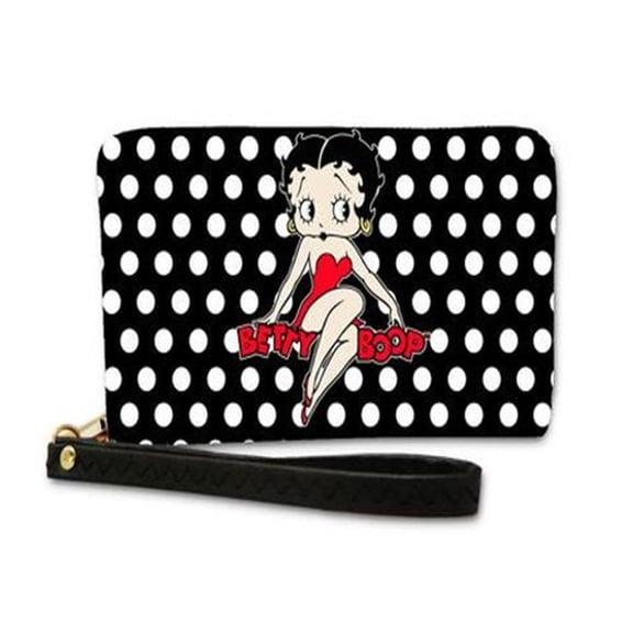 Odash BBW-1 Midsouth Products Betty Boop Vinyl Wallet - Polka Dots, Multi Color - Medium