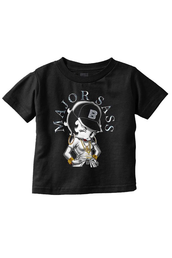 Bling Major Sass Cartoon Youth T Shirt Tee Girls Infant Toddler Brisco Brands 18M