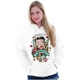 thumbnail image 1 of Betty Boop Bold Eagle Rose Tattoo Hoodie Sweatshirt Women Brisco Brands X, 1 of 4