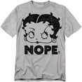 thumbnail image 1 of Betty Boop T-Shirt Boop Nope Unisex Graphic Tee For Men & Women, 1 of 7