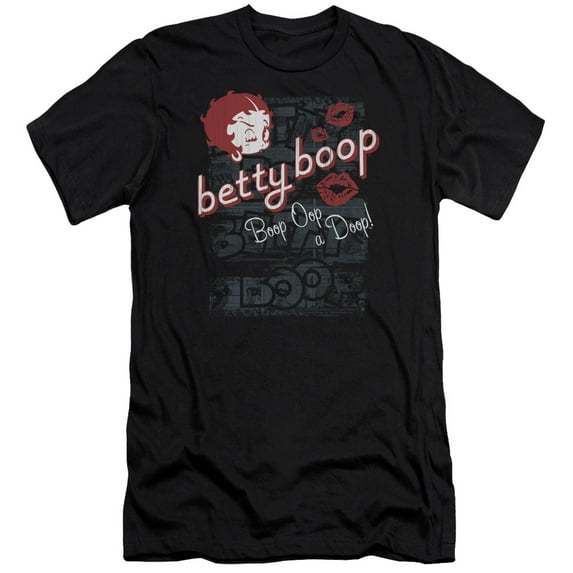 Betty Boop - Boop Oop - Premium Slim Fit Short Sleeve Shirt - Small