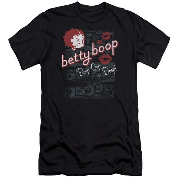 Betty Boop - Boop Oop - Premium Slim Fit Short Sleeve Shirt - X-Large