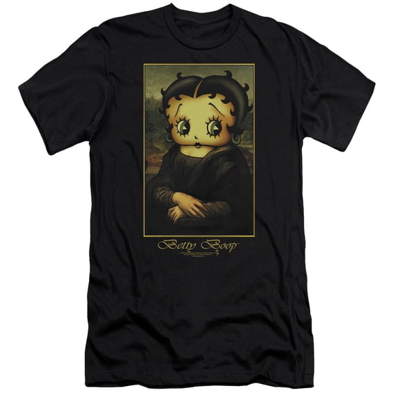 Betty Boop Boopalisa S/S Adult 30/1 T-Shirt Black