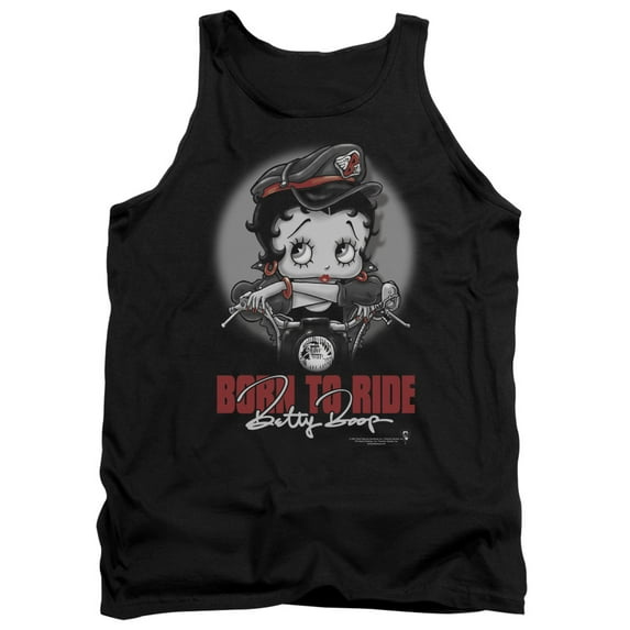Betty Boop - Born To Ride - Tank Top - Small