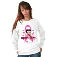 thumbnail image 1 of Betty Boop Breast Cancer Chemo Hero Women Crewneck Sweatshirt Brisco Brands L, 1 of 5