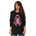 thumbnail image 1 of Betty Boop Breast Cancer Chemo Hero Women Plus Size Long Sleeve Graphic Tee Brisco Brands 2X, 1 of 5