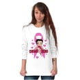 thumbnail image 1 of Betty Boop Breast Cancer Chemo Hero Women's Long Sleeve T Shirt Brisco Brands L, 1 of 5