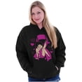 thumbnail image 1 of Betty Boop Breast Cancer Pink Ribbon Women Plus Size Hoodie Brisco Brands 2X, 1 of 4