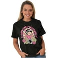 thumbnail image 1 of Betty Boop Breast Cancer Positivity Women Plus Size Graphic Tee Tees Brisco Brands 2X, 1 of 5