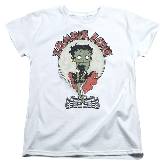 Betty Boop - Breezy Zombie Love - Women's Short Sleeve Shirt - Small