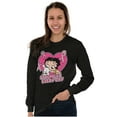 thumbnail image 1 of Betty Boop Cancer Stronger Every Day Women Plus Size Long Sleeve Tee Brisco Brands 2X, 1 of 5