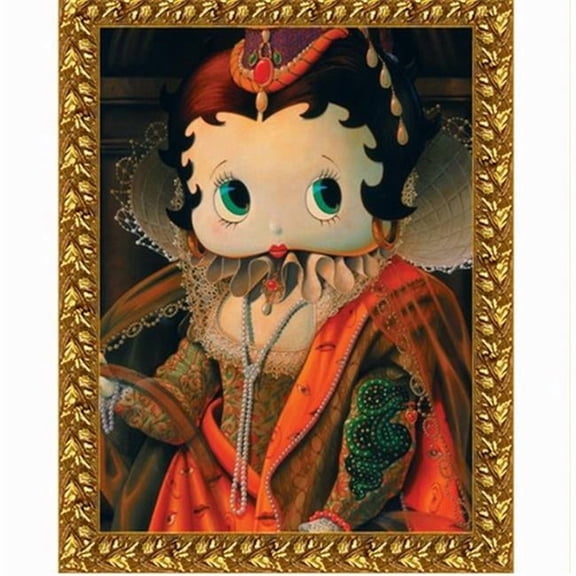 Betty Boop Canvas Painting-Queen Betty