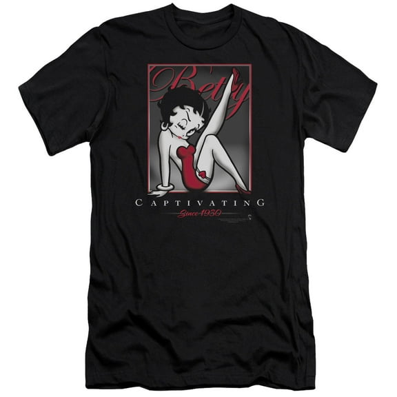 Betty Boop - Captivating - Premium Slim Fit Short Sleeve Shirt - XX-Large