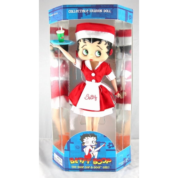 Betty Boop Car Hop Waitness Doll l Vintage Y2K Antique 2000's Rare Red New
