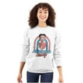 thumbnail image 1 of Betty Boop Cartoon American Beauty Women Plus Size Sweatshirt Brisco Brands 3X, 1 of 5
