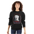 thumbnail image 1 of Betty Boop Cartoon American Wink Women Crewneck Sweatshirt Brisco Brands S, 1 of 6