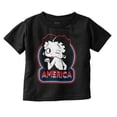 thumbnail image 1 of Betty Boop Cartoon American Wink Youth T Shirt Tee Girls Infant Toddler Brisco Brands 2T, 1 of 5