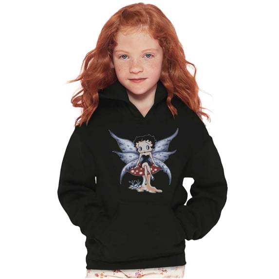 Betty Boop Cartoon Butterfly Mushroom Kids Hoodie Sweatshirt Girls Teen Brisco Brands X