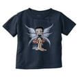 thumbnail image 1 of Betty Boop Cartoon Butterfly Mushroom Youth T Shirt Tee Girls Infant Toddler Brisco Brands 2T, 1 of 5