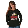 thumbnail image 1 of Betty Boop Cartoon Cherry Dreams Women Crewneck Sweatshirt Brisco Brands S, 1 of 5