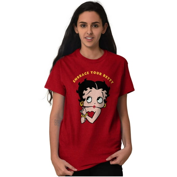 Betty Boop Cartoon Cute Motivational Women Plus Size Graphic Tee Tees Brisco Brands 2X