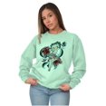 thumbnail image 1 of Betty Boop Cartoon Cutie Tattoo Women Crewneck Sweatshirt Brisco Brands S, 1 of 6