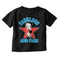 thumbnail image 1 of Betty Boop Cartoon Fabulous and Free Youth T Shirt Tee Girls Infant Toddler Brisco Brands 2T, 1 of 5