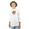 thumbnail image 1 of Betty Boop Cartoon Lil' Angel Tattoo Women's Long Sleeve T Shirt Brisco Brands S, 1 of 6