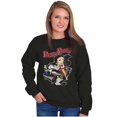 thumbnail image 1 of Betty Boop Cartoon Lounge Singer Women Crewneck Sweatshirt Brisco Brands S, 1 of 5