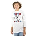 thumbnail image 1 of Betty Boop Cartoon Love The USA Women Plus Size Long Sleeve Tee Brisco Brands 2X, 1 of 5
