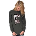 thumbnail image 1 of Betty Boop Cartoon Love Thoughts Women's Long Sleeve T Shirt Brisco Brands M, 1 of 5