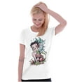 thumbnail image 1 of Betty Boop Cartoon Mushroom Pixie Women's T Shirt Ladies Tee Brisco Brands S, 1 of 6