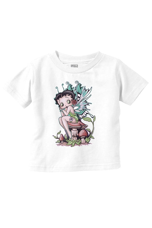 Betty Boop Cartoon Mushroom Pixie Youth T Shirt Tee Girls Infant Toddler Brisco Brands 18M