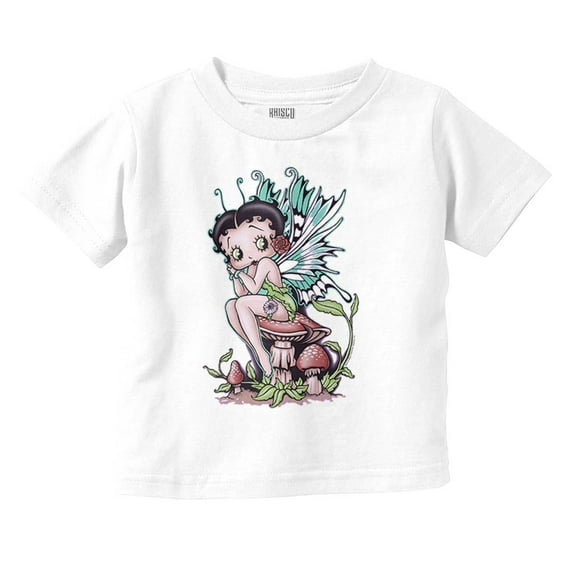 Betty Boop Cartoon Mushroom Pixie Youth T Shirt Tee Girls Infant Toddler Brisco Brands 6M