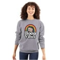 thumbnail image 1 of Betty Boop Cartoon Rainbow Quote Women Crewneck Sweatshirt Brisco Brands S, 1 of 6