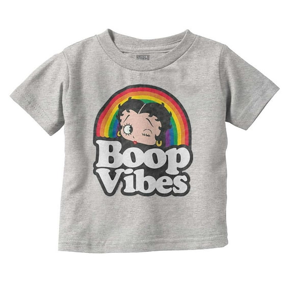 Betty Boop Cartoon Rainbow Quote Youth T Shirt Tee Girls Infant Toddler Brisco Brands 4T