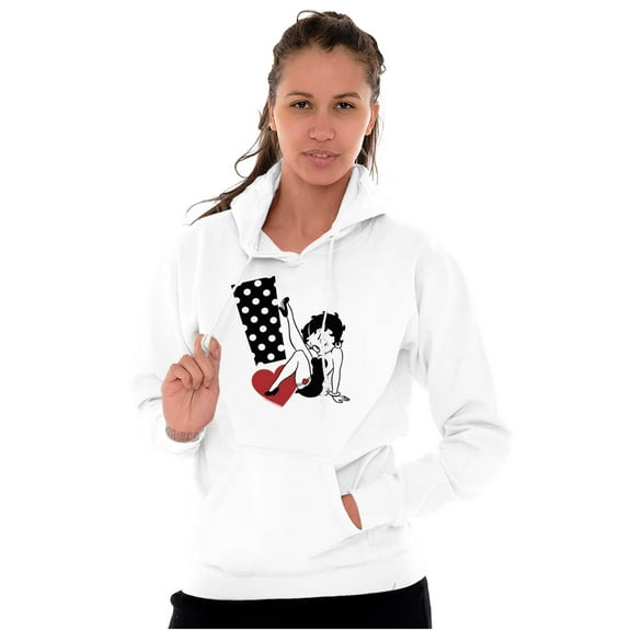 Betty Boop Cartoon Sassy Exclamation Hoodie Sweatshirt Women Brisco Brands M