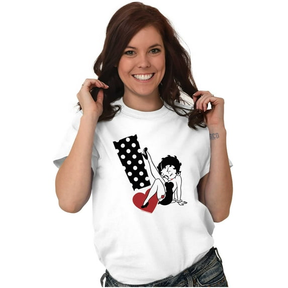 Betty Boop Cartoon Sassy Exclamation Women's Graphic T Shirt Tees Brisco Brands M