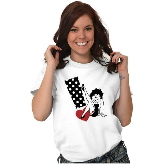 Betty Boop Cartoon Sassy Exclamation Women's Graphic T Shirt Tees Brisco Brands S