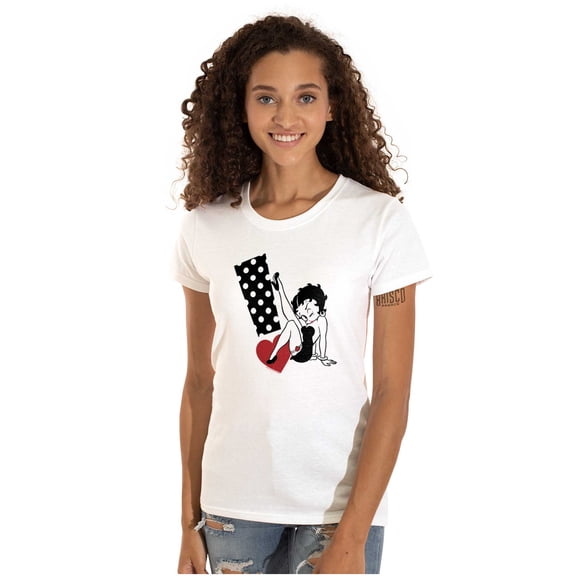 Betty Boop Cartoon Sassy Exclamation Women's T Shirt Ladies Tee Brisco Brands X