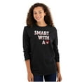 thumbnail image 1 of Betty Boop Cartoon Smart With A Heart Women Plus Size Long Sleeve Tee Brisco Brands 2X, 1 of 5