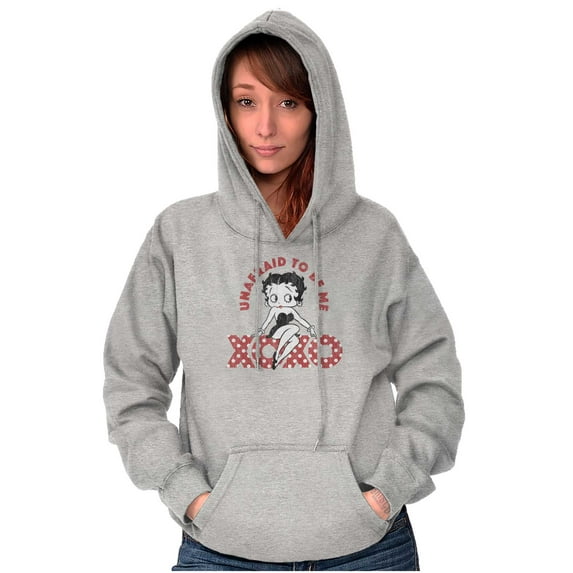 Betty Boop Cartoon Unafraid To Be Me Hoodie Sweatshirt Women Brisco Brands S
