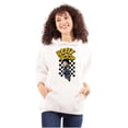 thumbnail image 1 of Betty Boop Checkerboard Biker Cartoon Hoodie Sweatshirt Women Brisco Brands S, 1 of 4